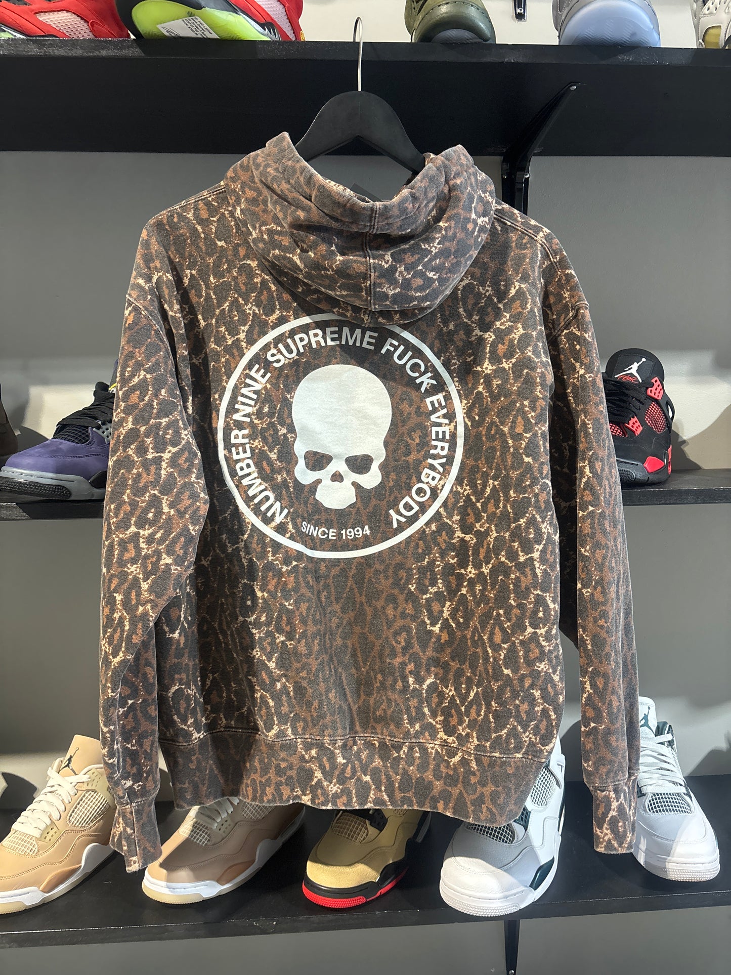 Supreme Number (N)ine Cheetah Hoodie