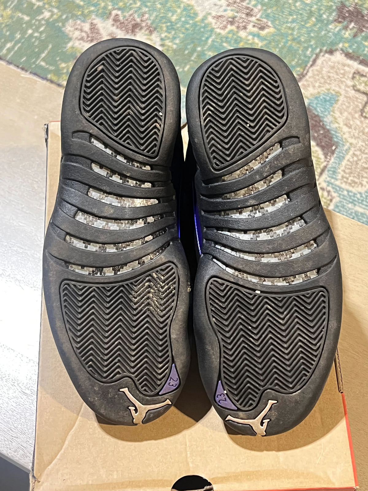 Jordan 12 Retro Black Dark Concord - Pre-Owned