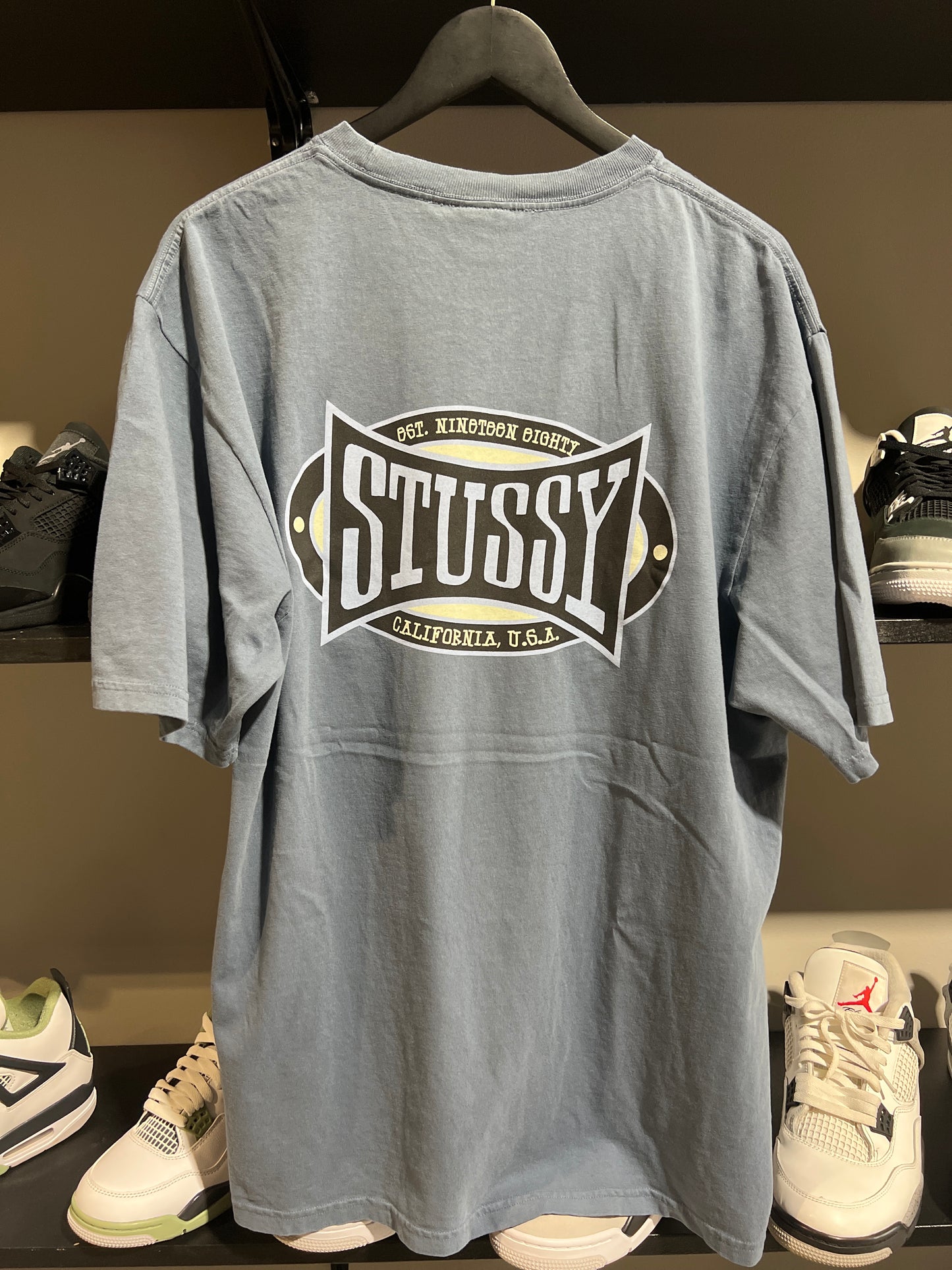 Stussy Champion Oval Tee Navy