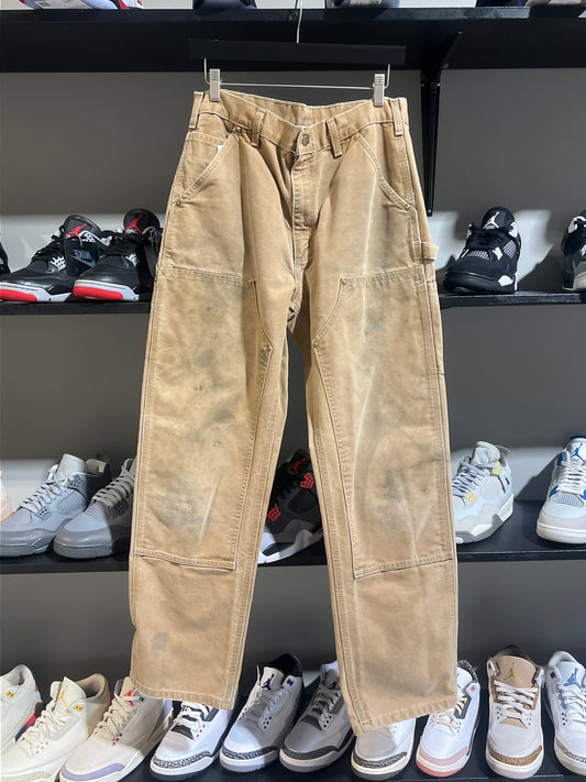 Vintage carhartt khaki double knees 5
