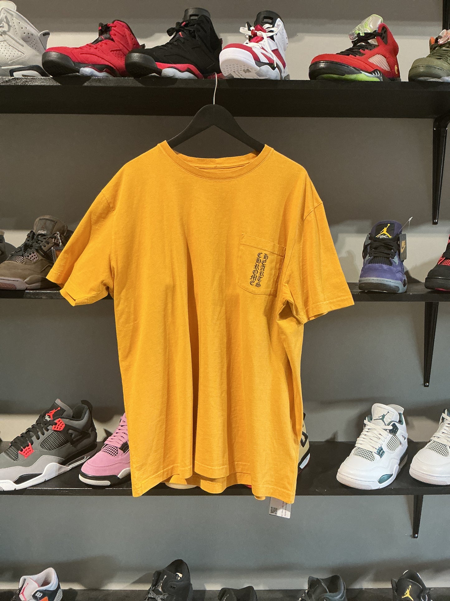 Chrome Hearts Mustard Script Pocket Tee
