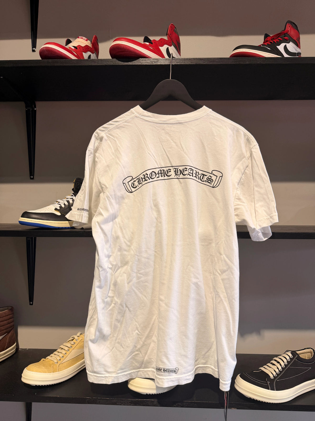 Chrome Hearts Scroll White Tee - Pre-Owned