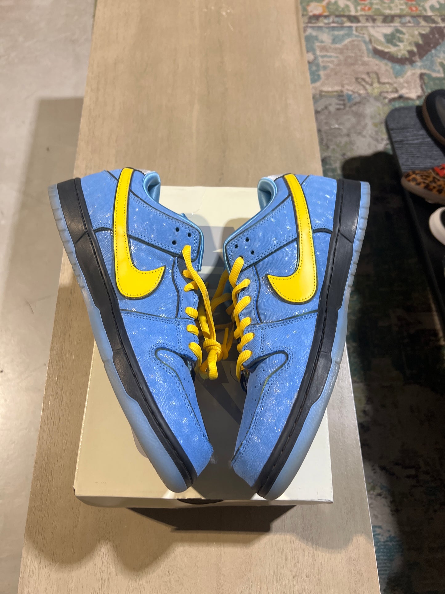 nike sb dunk powerpuff bubbles used sz 12