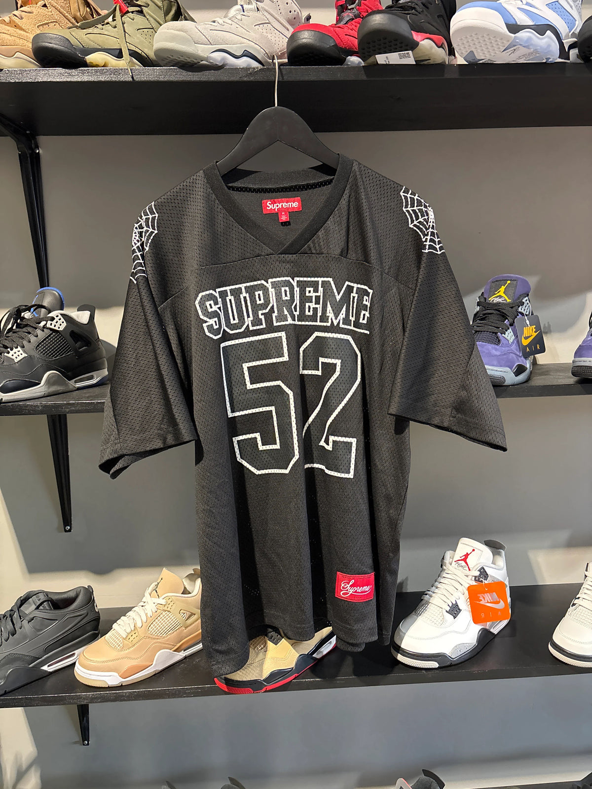 Supreme Spider Web Black Jersey