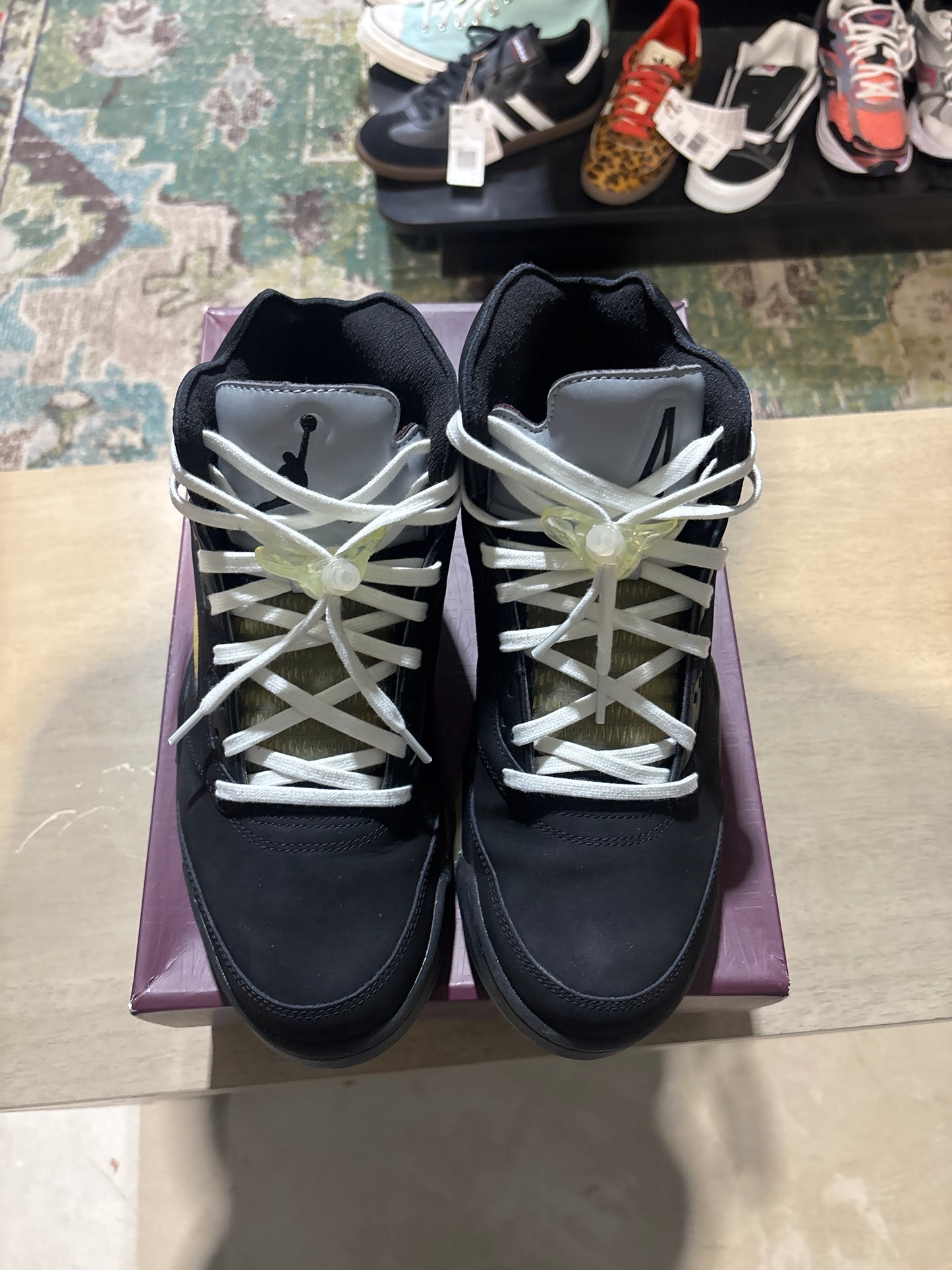 Black A MA Jordan 5 Used Size 10