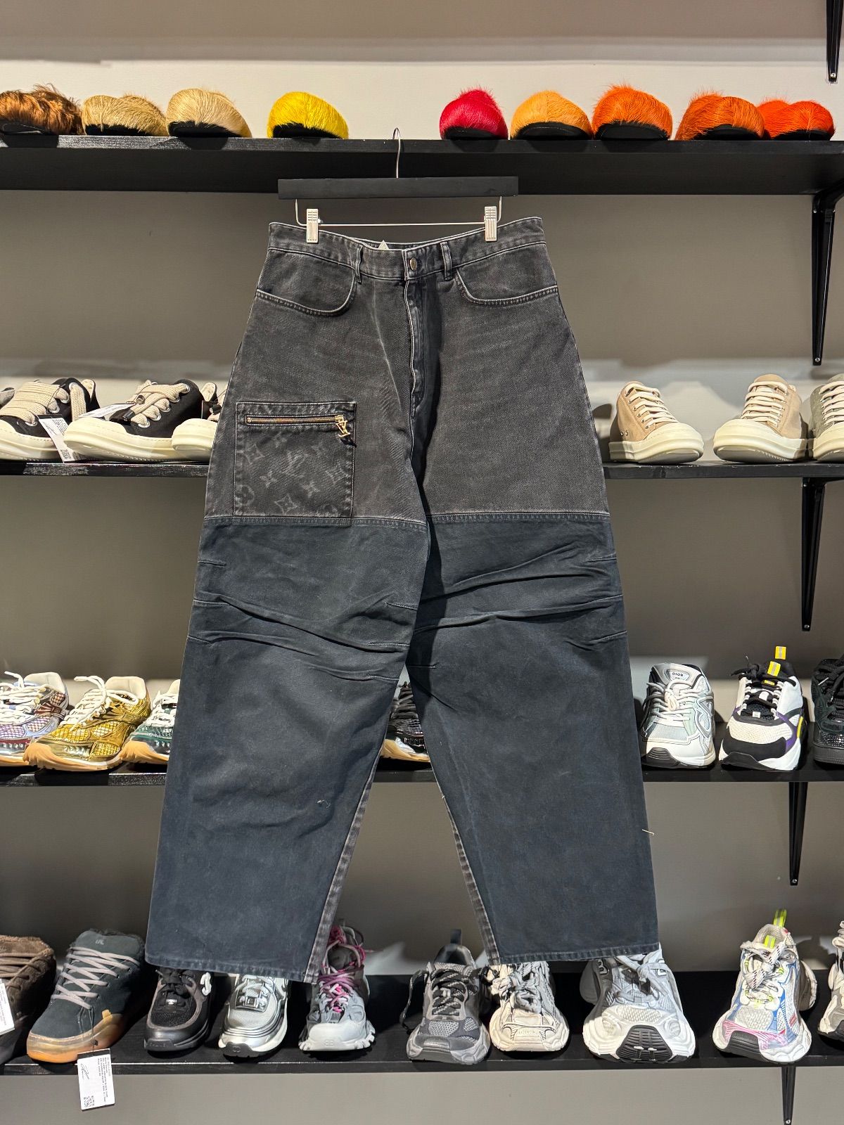 Luis Vuitton Workwear Black Pants