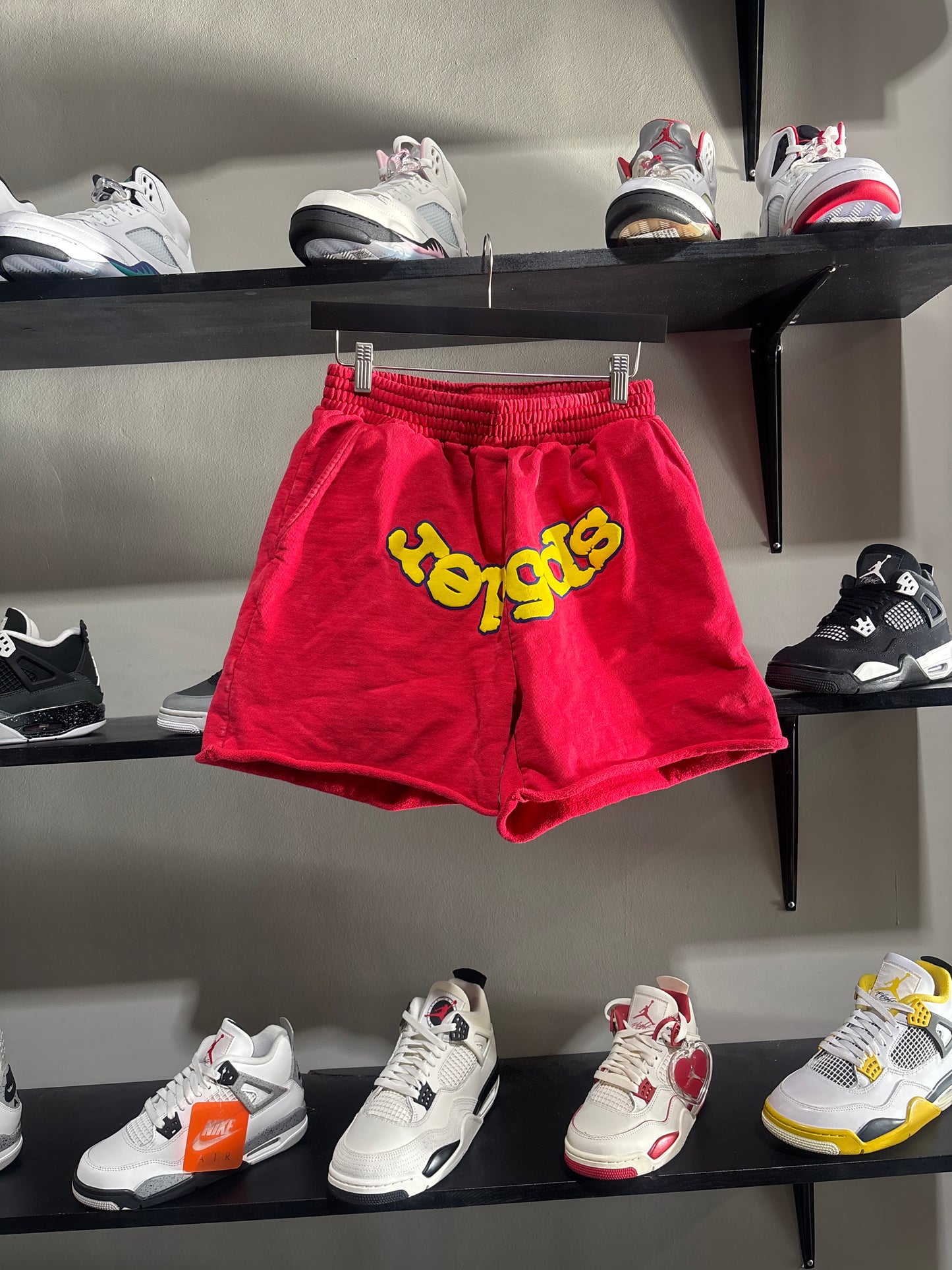 Sp5der Red/Yellow Shorts