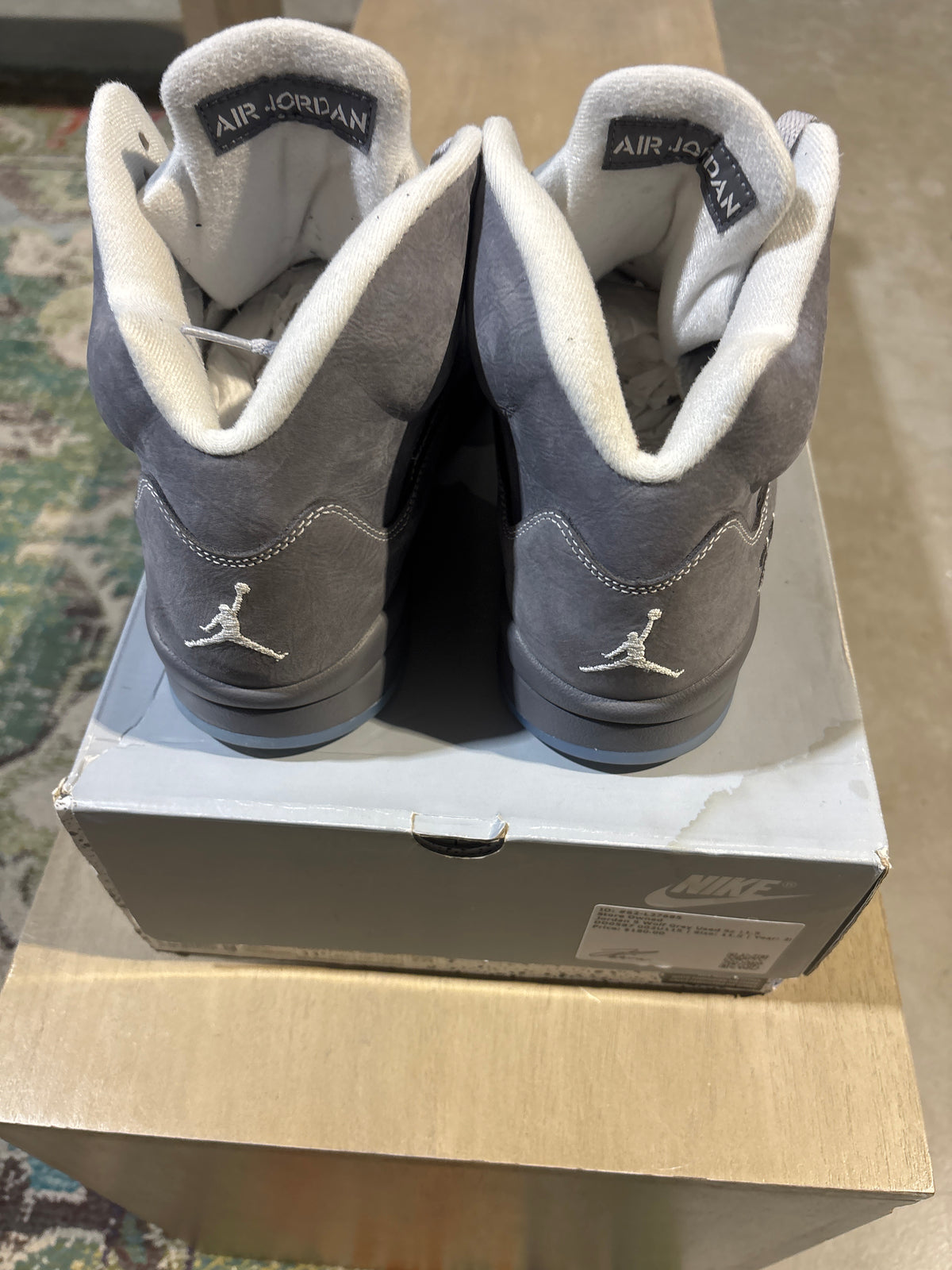 Jordan 5 Wolf Grey Used Sz 11.5