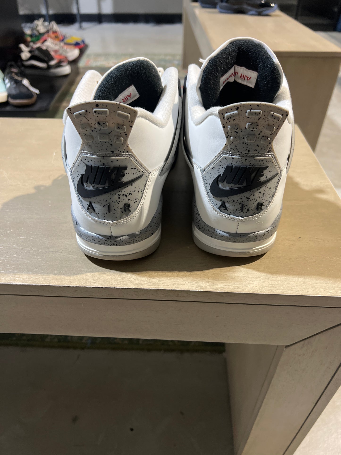 Jordan 4 white cement used sz 11.5 NB