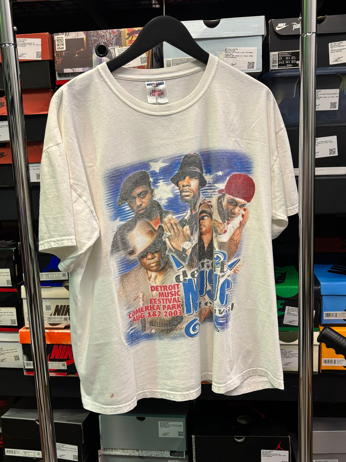 Vintage Detroit Music Festival Tee Sz XL
