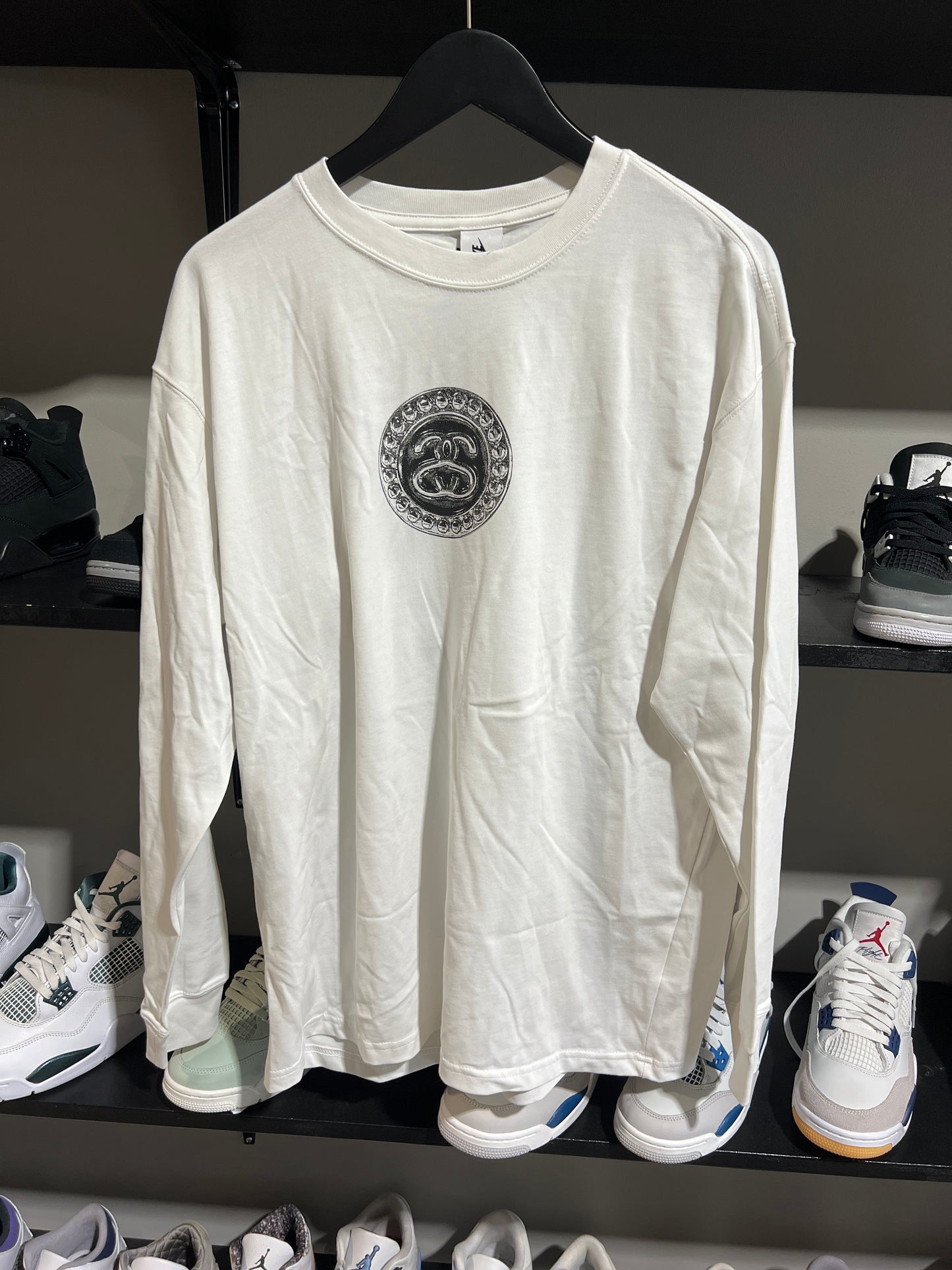 Stussy Nike Long Sleeve White Shirt