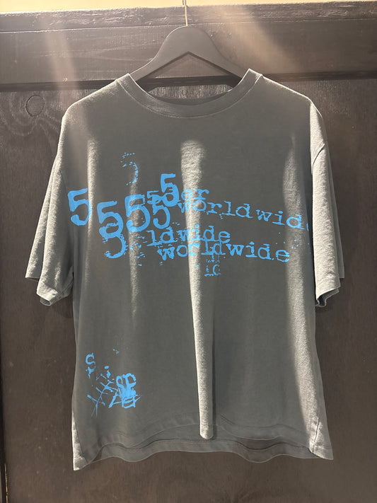 Sp5der Stutter Tee Grey/Blue
