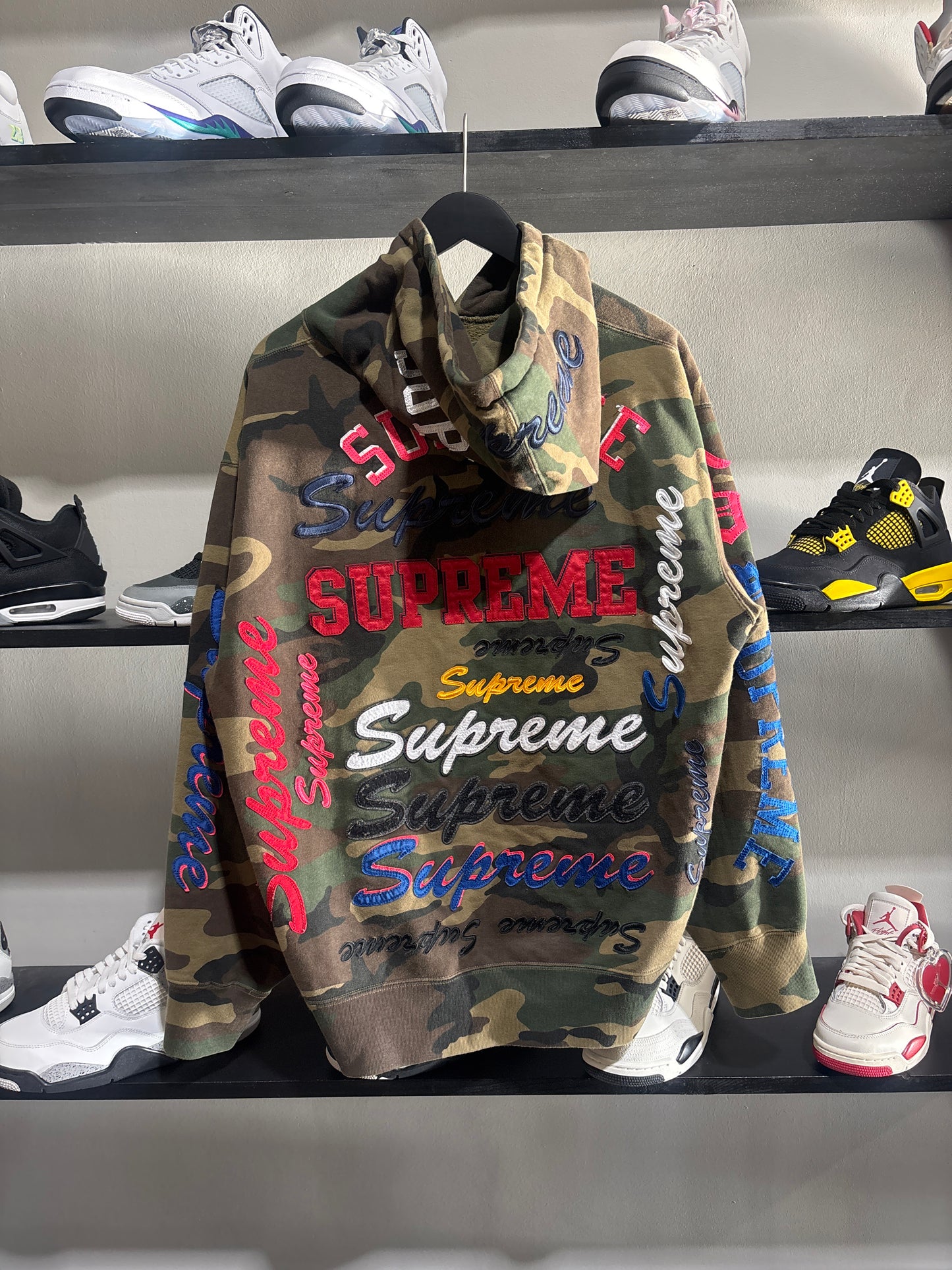 Supreme Camo Multi Logo Hoodie