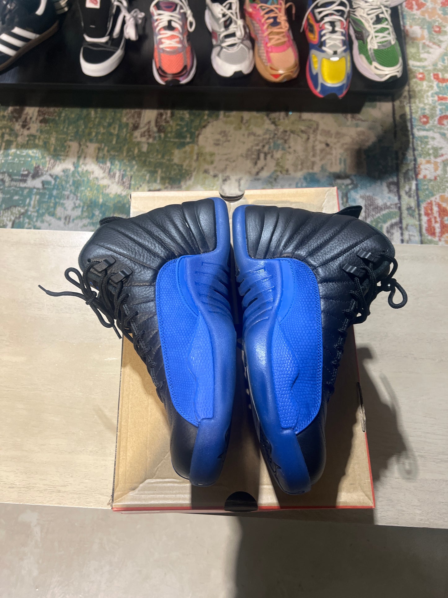 Jordan 12 black game royal used sz 9