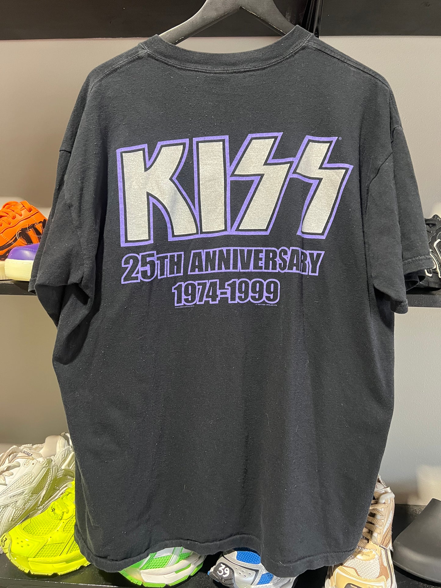 vintage kiss 25th anniversary tee 1991