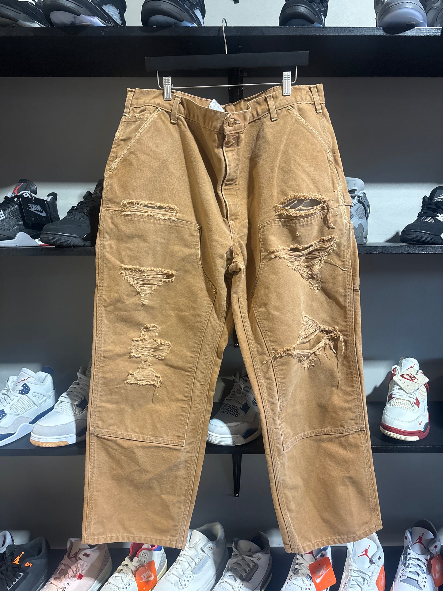 Carhartt Dark Khaki Double Knees Sz42