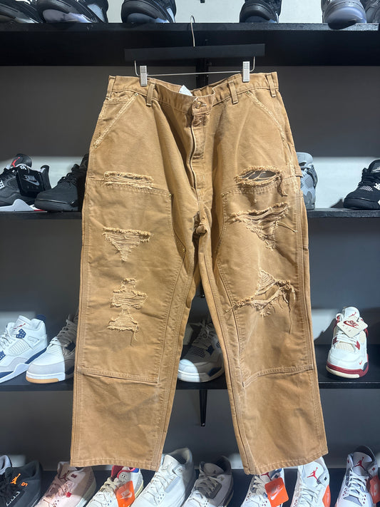 Carhartt Dark Khaki Double Knees Sz42