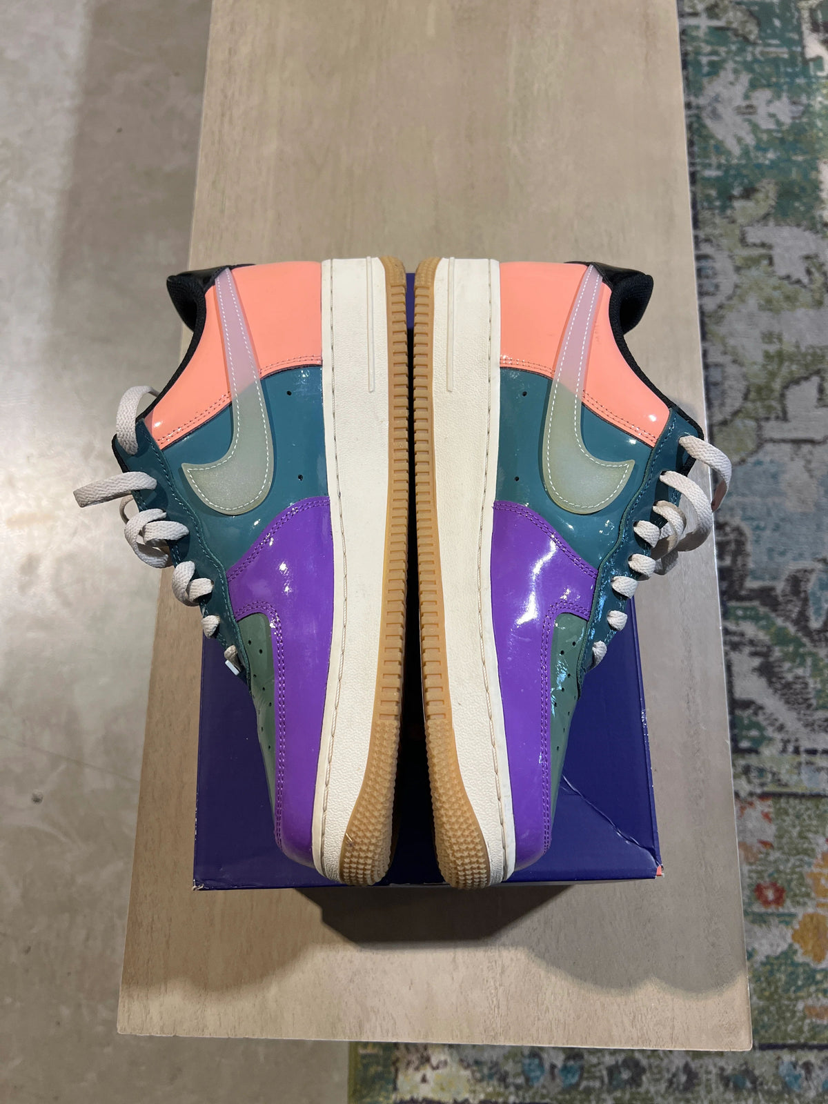 Nike Air Force 1 Low SP Undefeated Multi-Patent Wild Berry - Pre-Owned