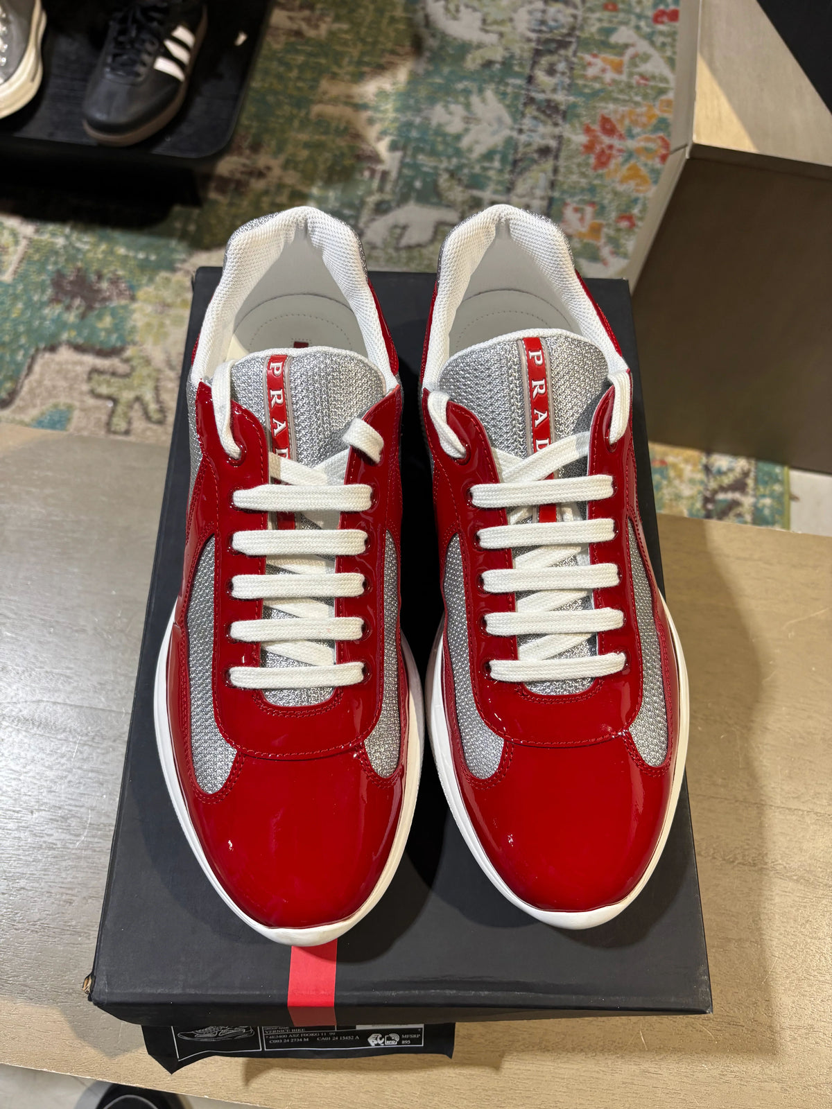 Prada Cup Red Used Sz 10 - Pre-Owned