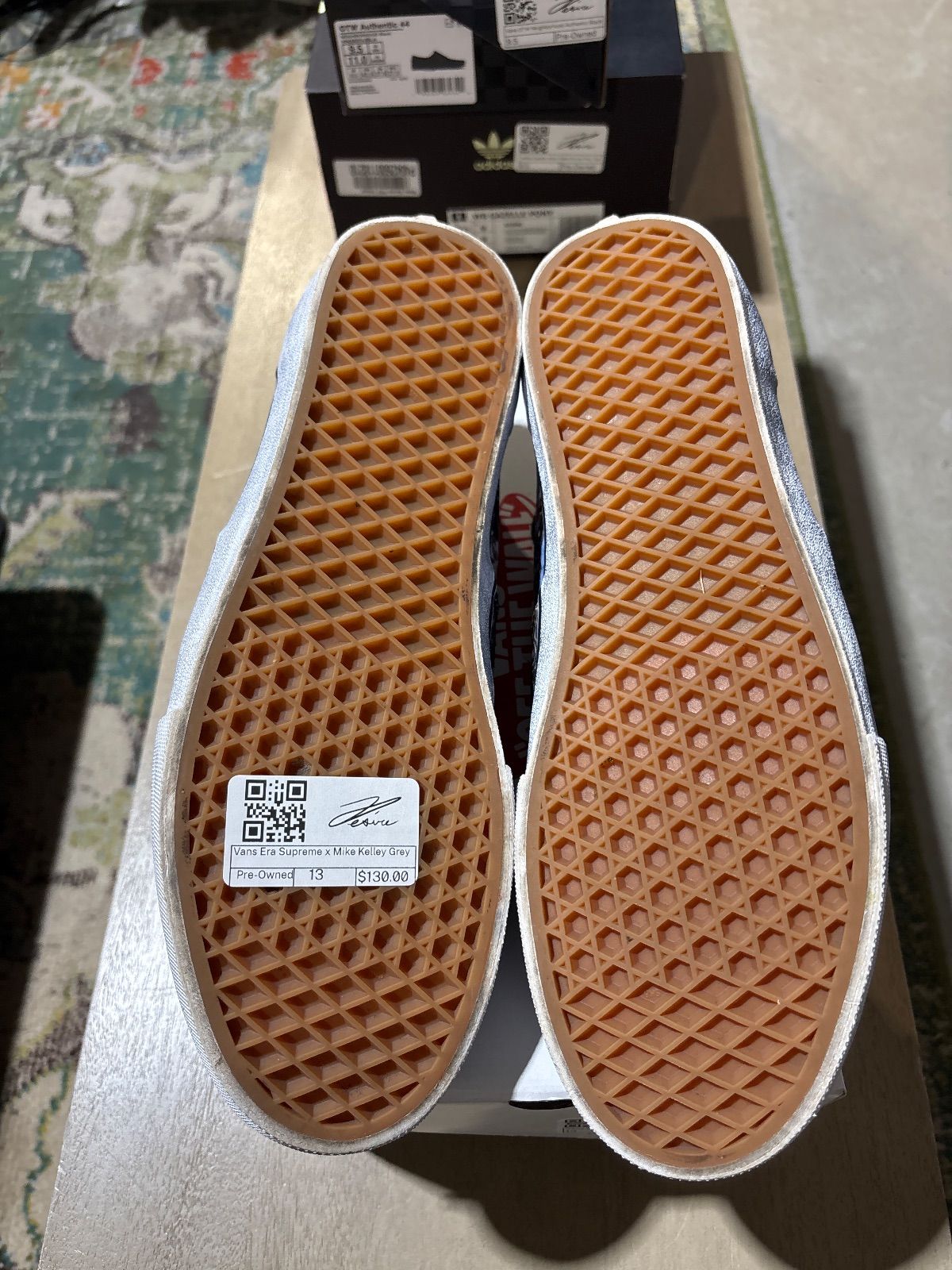Vans Era Supreme x Mike Kelley Grey - Pre-Owned