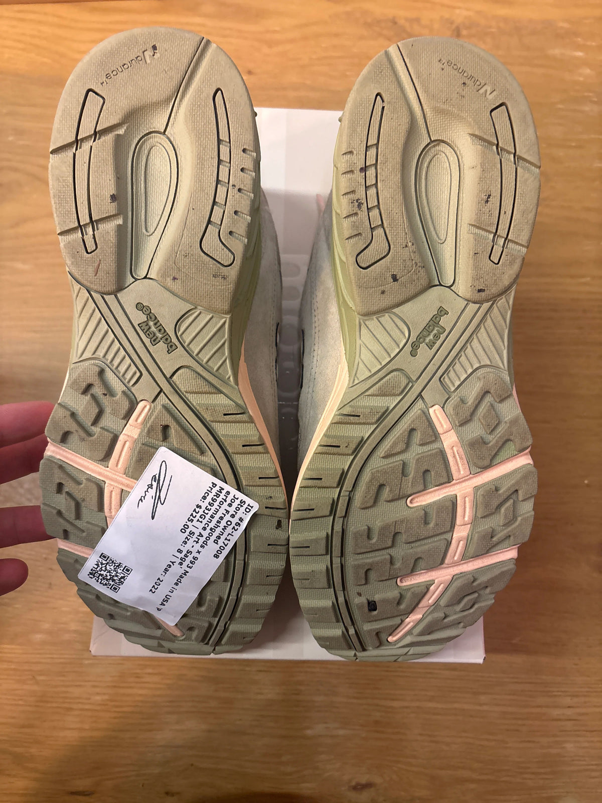 New Balance 993 Joe Freshgoods Performance Art Sage - Pre-Owned