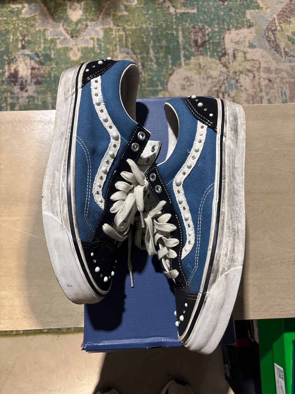 Vans LX Old Skool 36 Pearlized Pack Black Navy - Pre-Owned