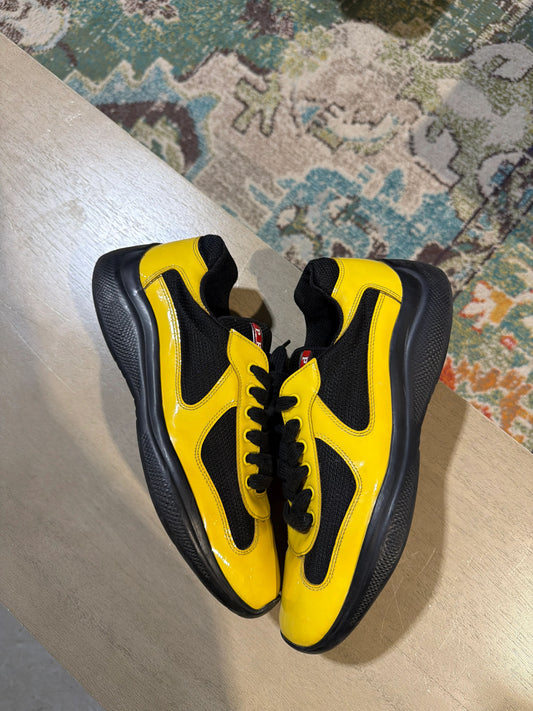 Prada Cup Yellow/Black Sz 6.5 Nb - Pre-Owned