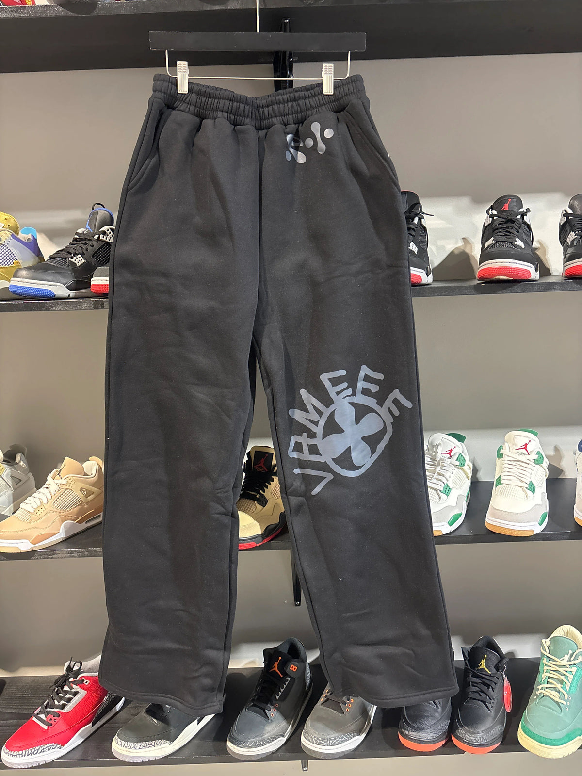 Plus X Vamee Black/Grey Sweats