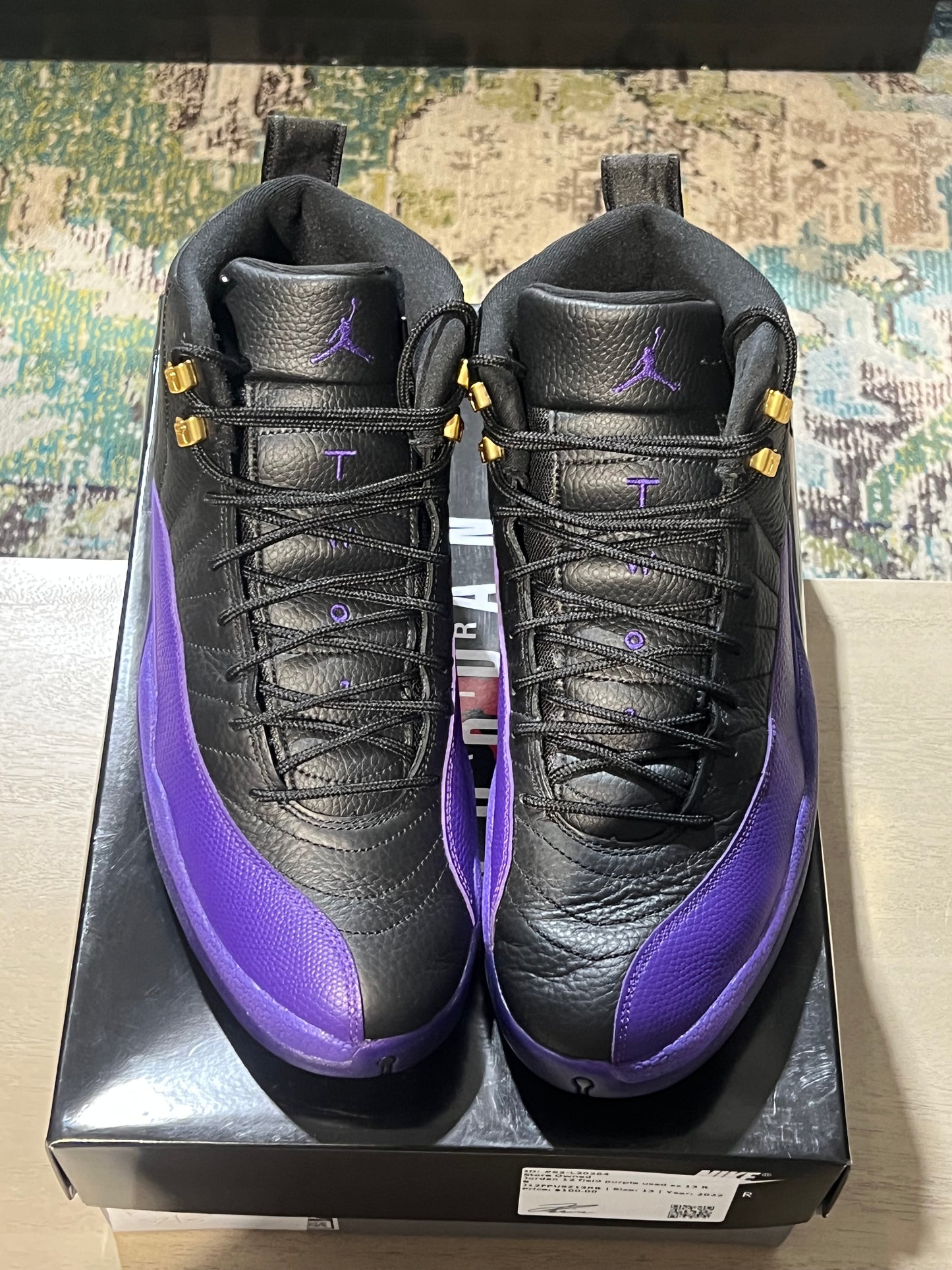 Jordan 12 field purple used sz 13 RB