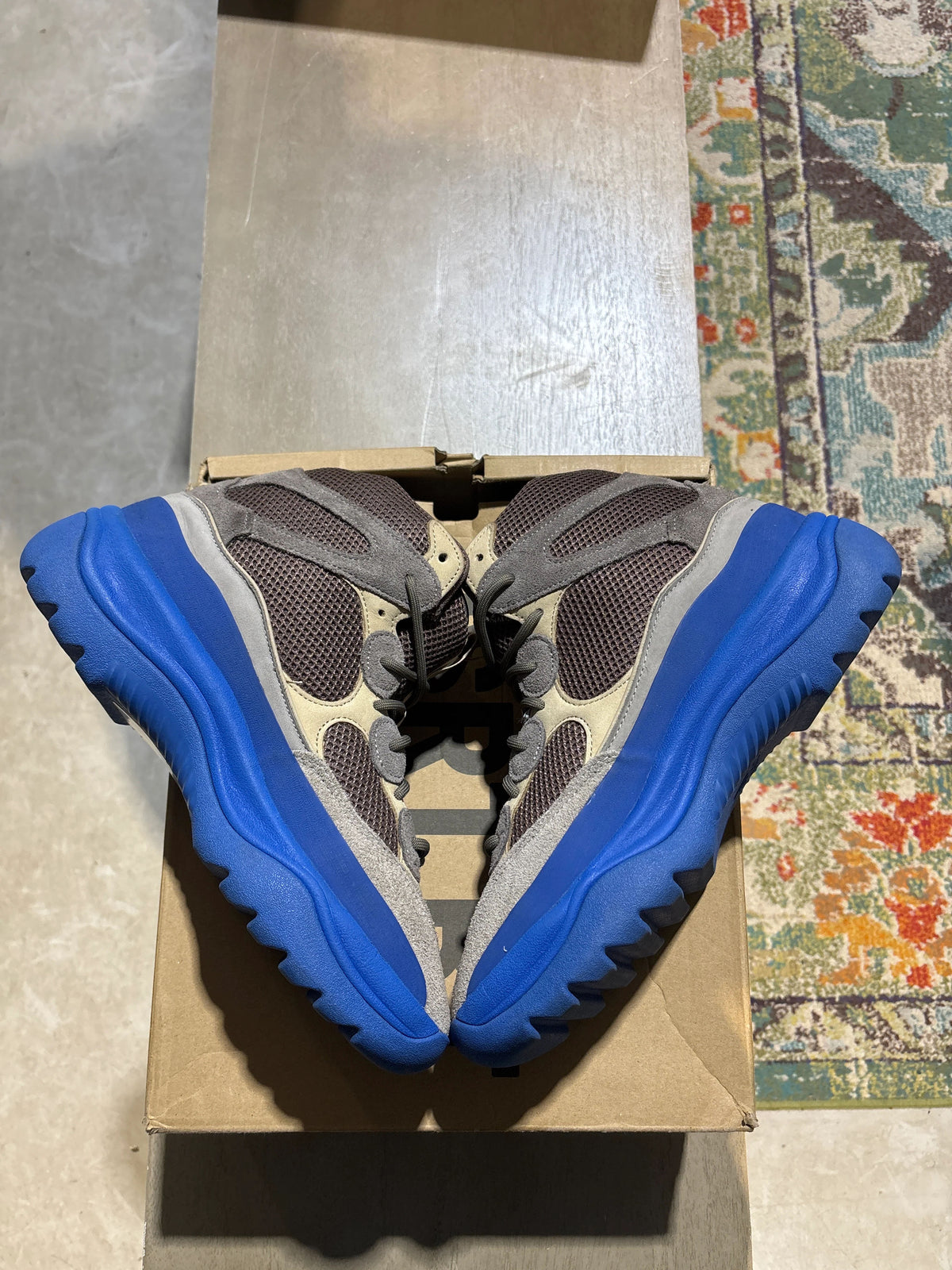 adidas Yeezy Desert Boot Taupe Blue - Pre-Owned