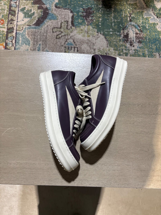 Rick Owens Vintage Sneaker Purple/White - Pre-Owned NB
