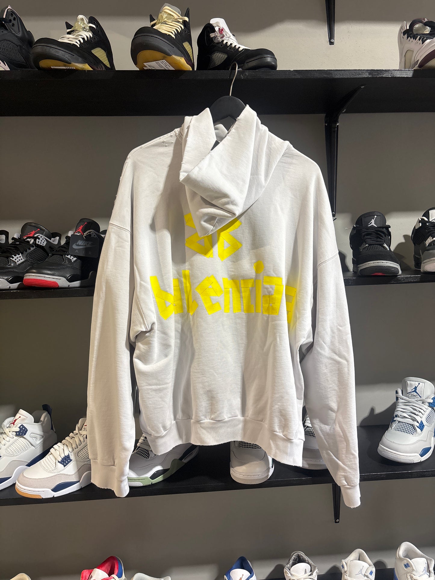 Balenciaga Tape White Hoodie