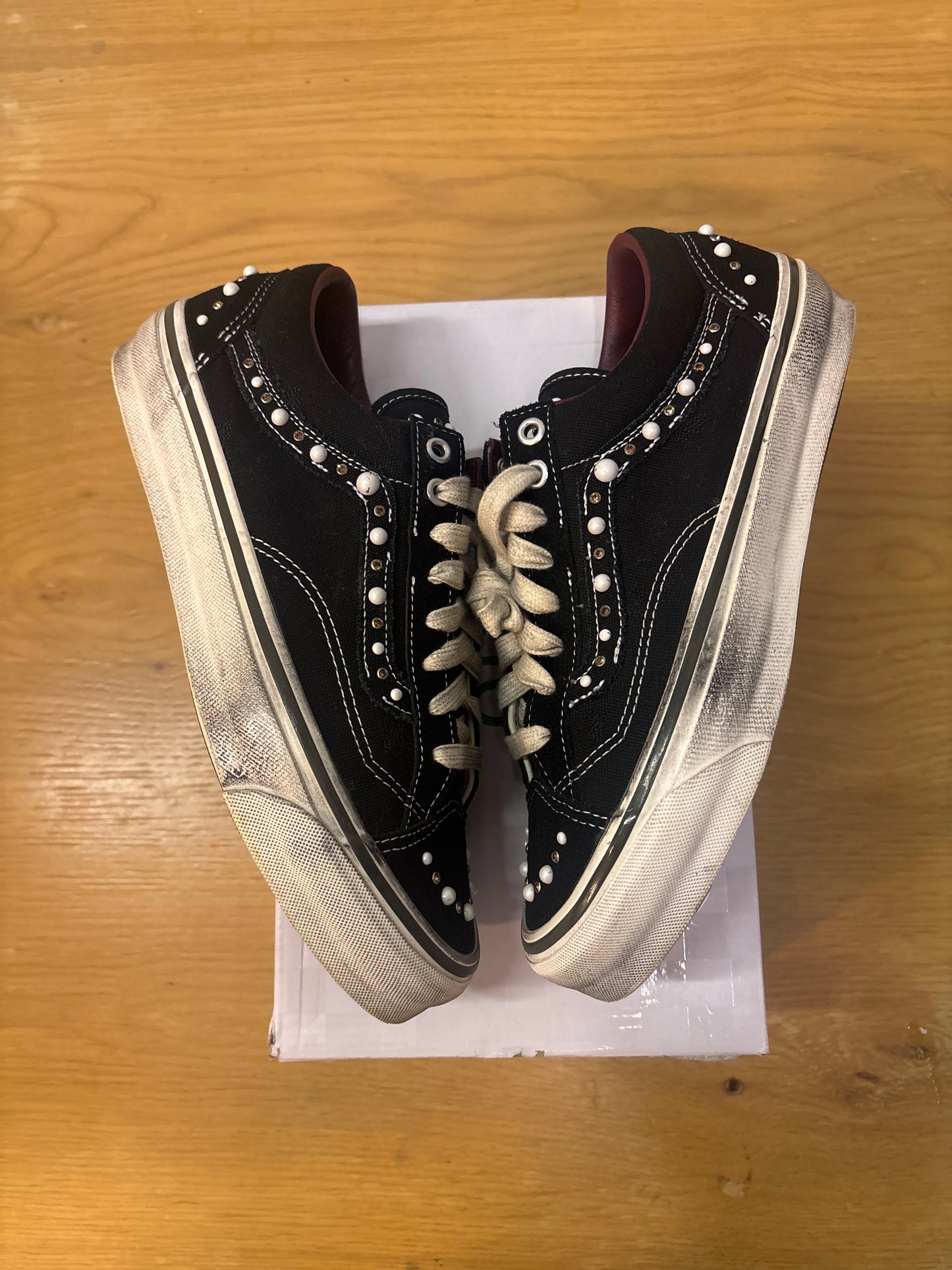 Otw vans black used size 8