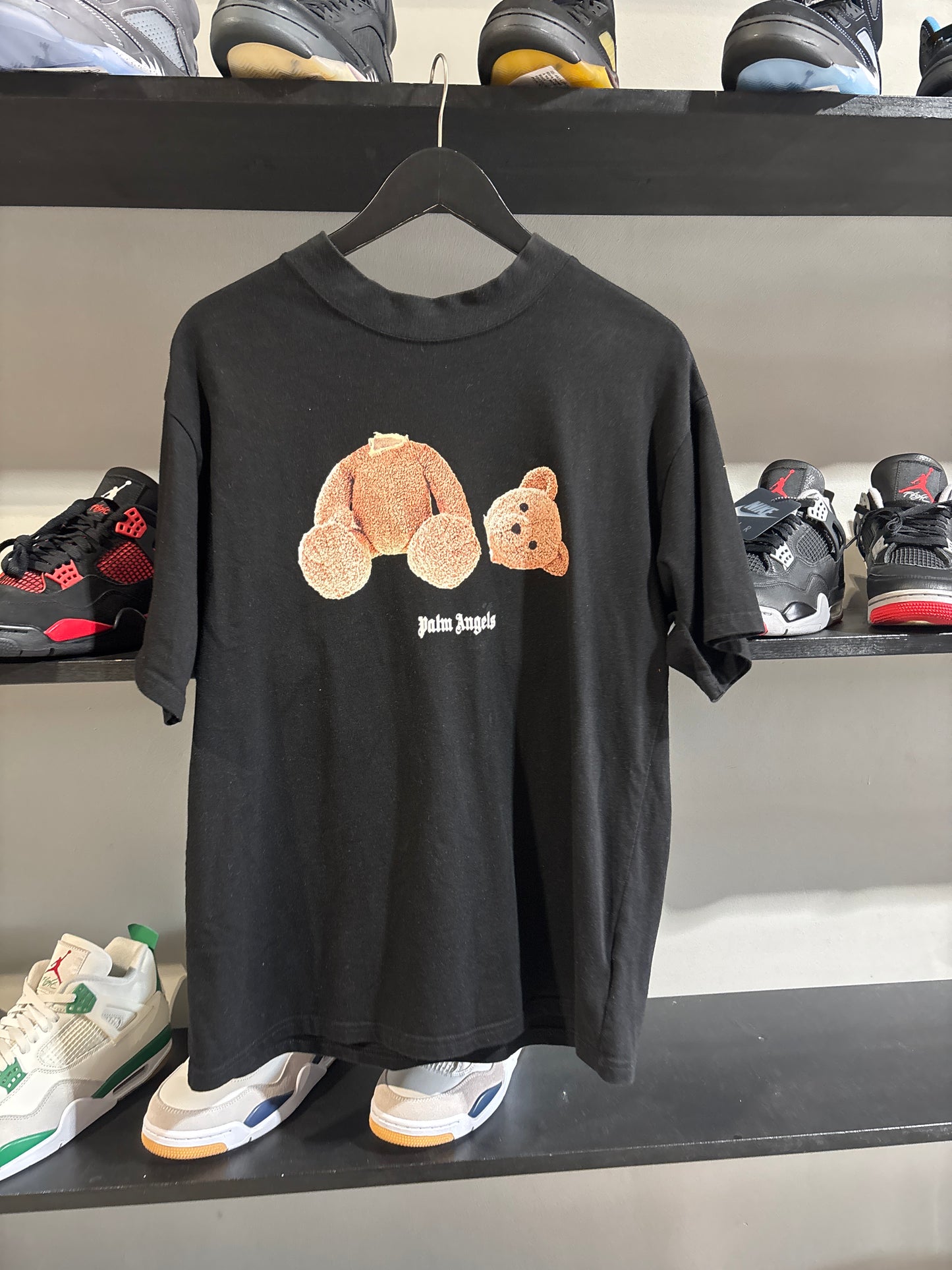 Palm Angels Teddy Bear Tee Black Sz S