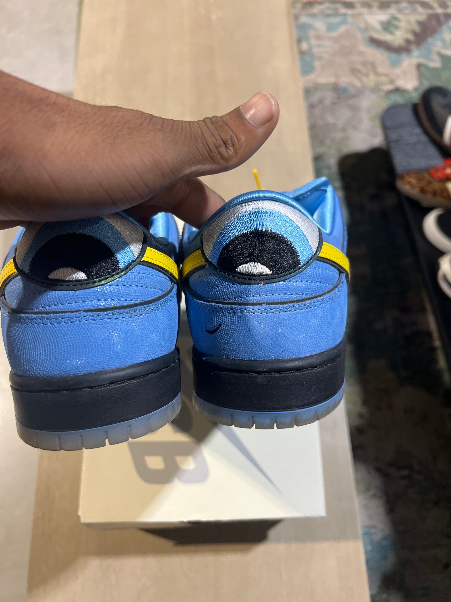 nike sb dunk powerpuff bubbles used sz 12