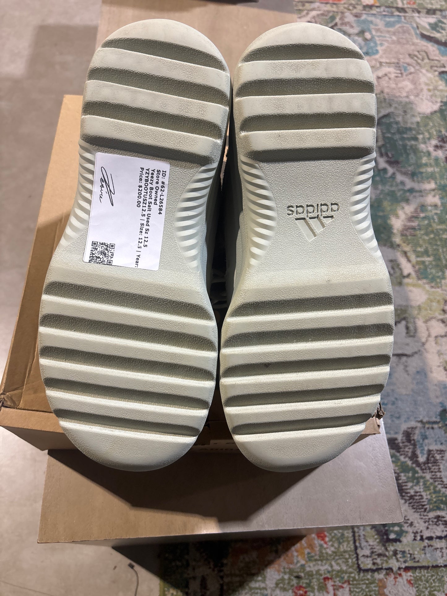 Yeezy Boot Salt Used Sz 12.5