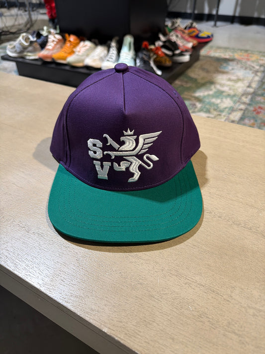 Saint Vanity Purple/Green Lion Snap Back 2
