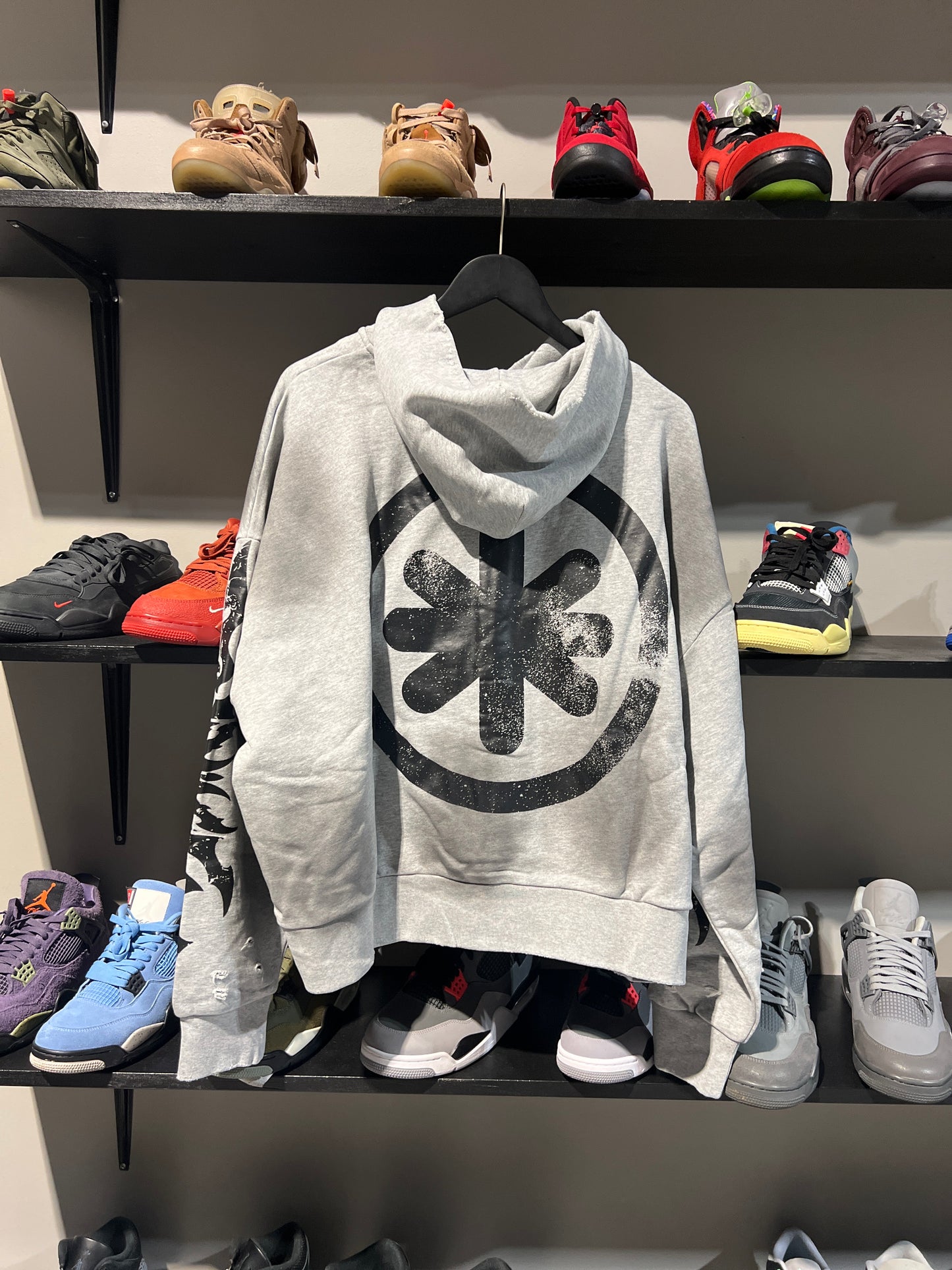 LOST SHDWS DIRTY ZIPUP GREY