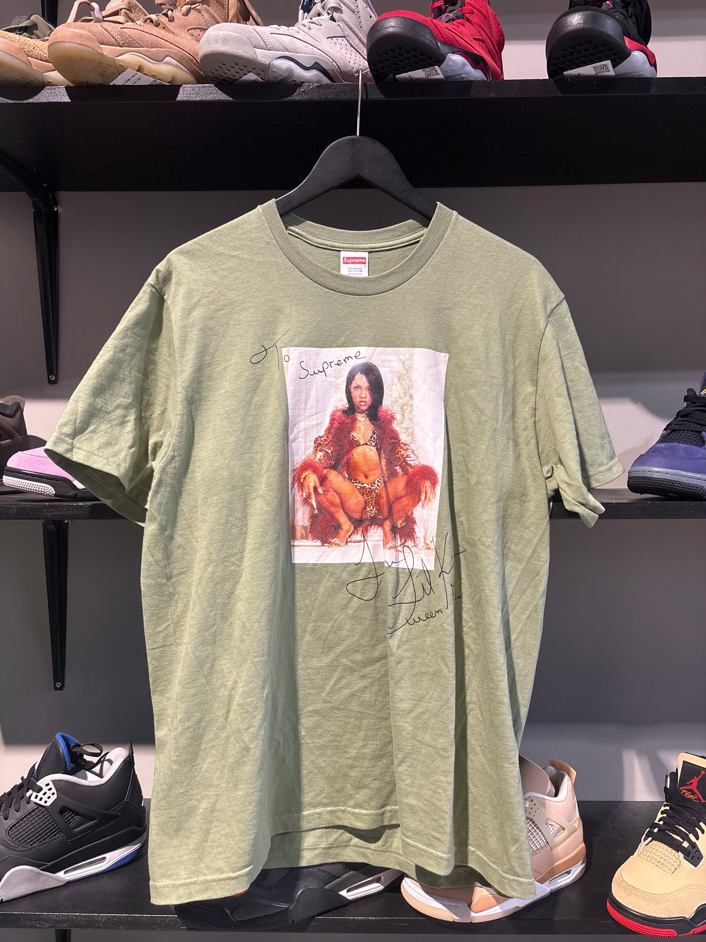 Supreme Lil Kim Olive Sz M