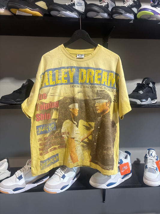 Vale Blindfold Yellow Tee Sz Large