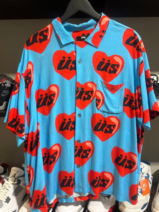 stussy x cpfm button up tee