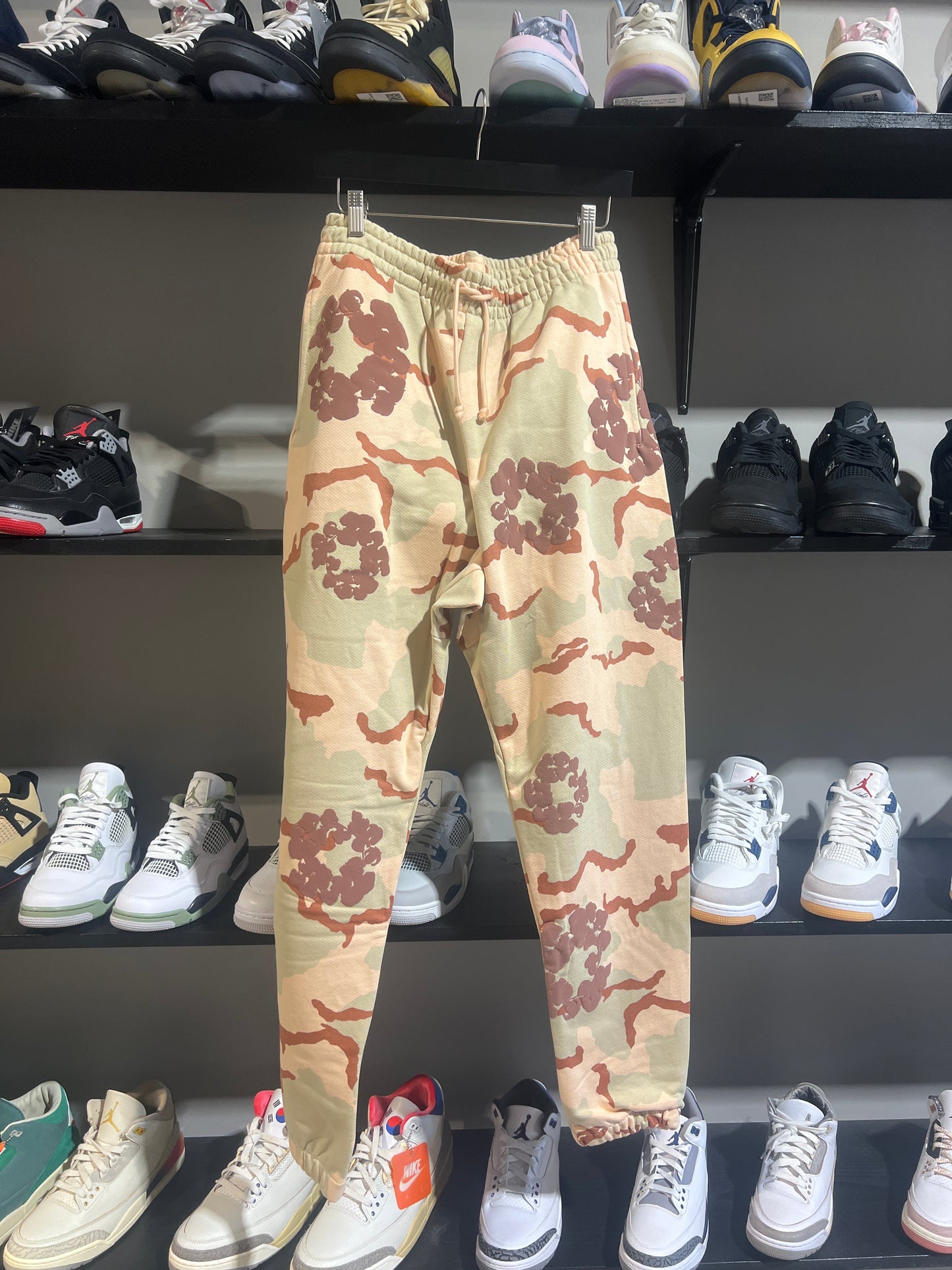 Denim Tears Tan Camo Sweatpants