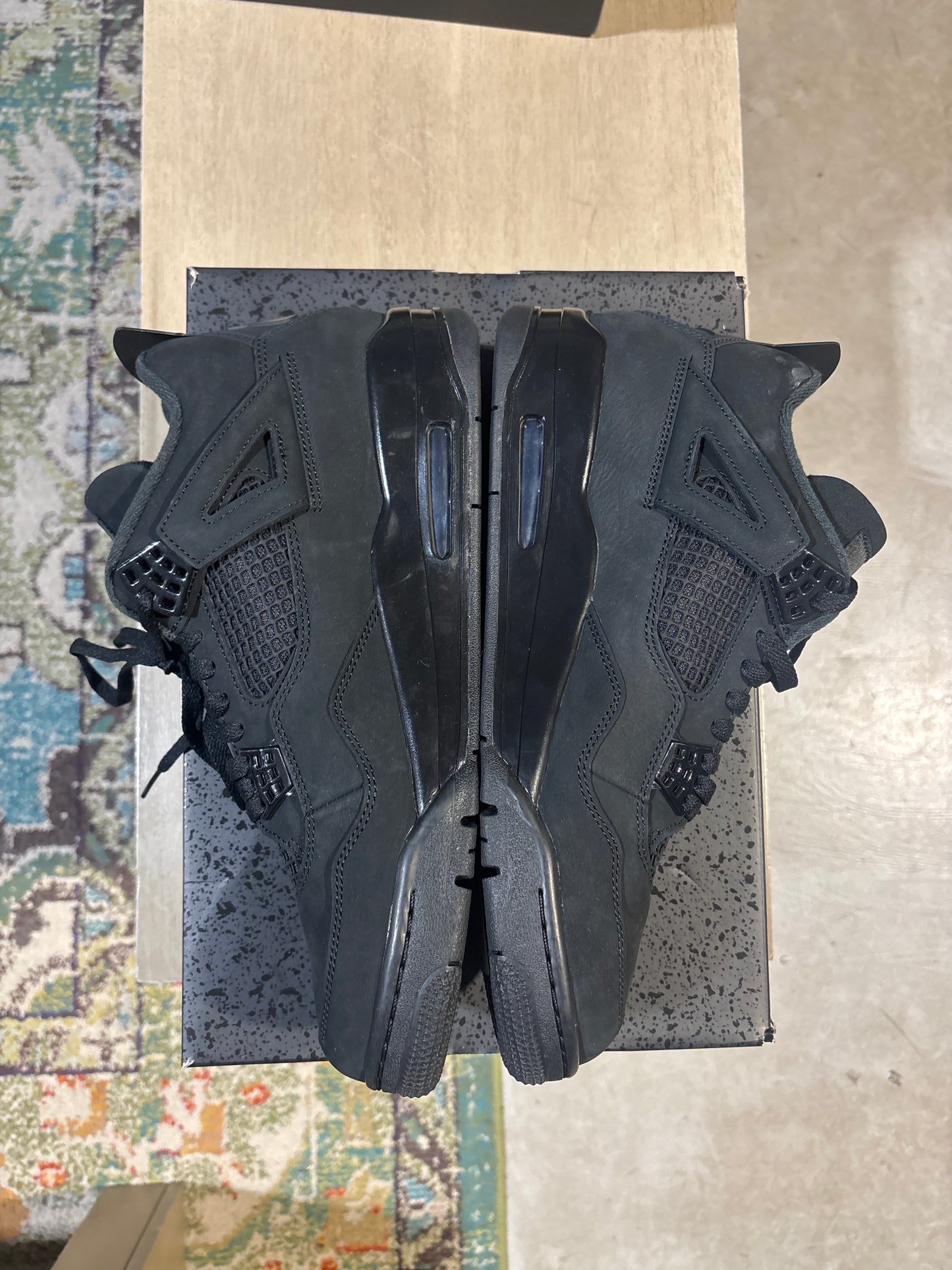 Jordan 4 Black Cat Used Sz 12 (2)