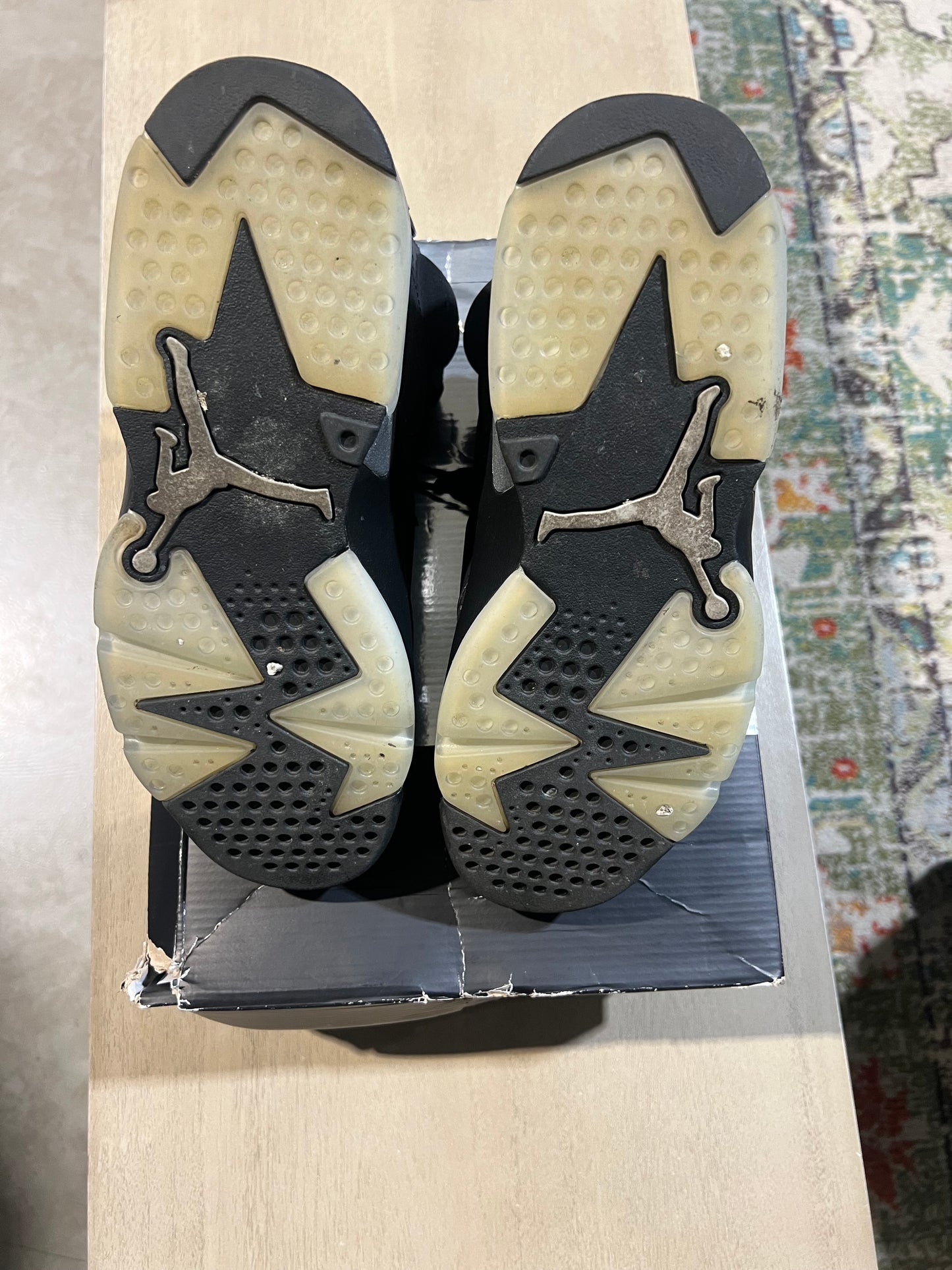 AIR JORDAN 6 retro chrome used sz 7.5
