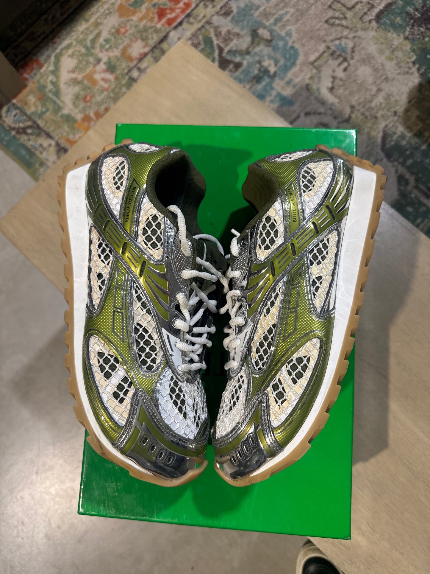 Bottega Veneta Orbits Mud Used Sz 8