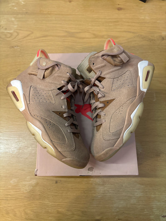 Jordan 6 Retro Travis Scott British Khaki - Pre-Owned