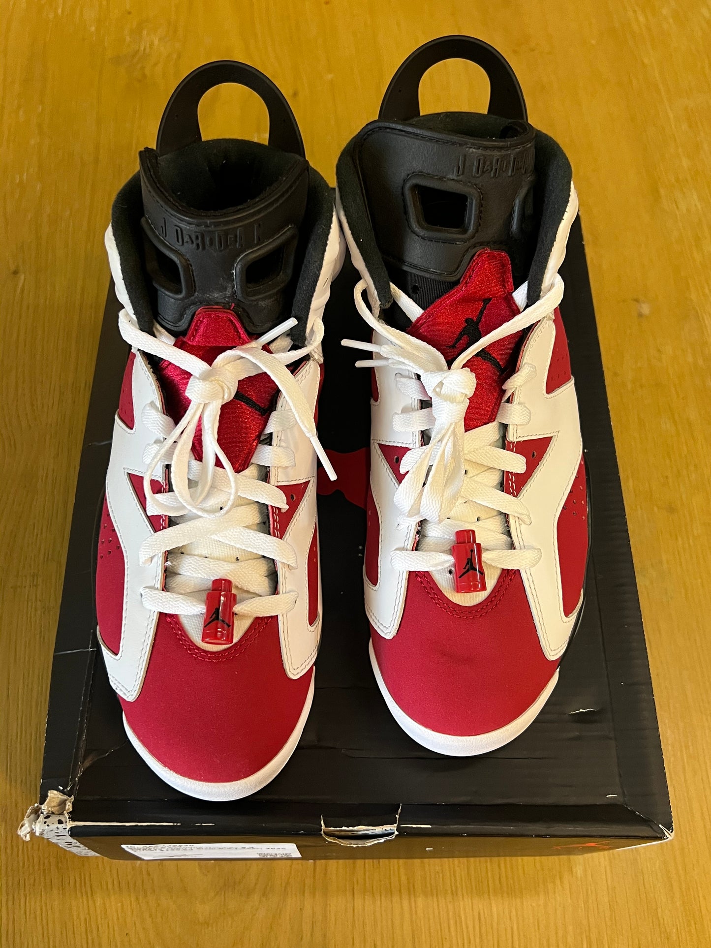 Jordan 6 Carmine Used Sz 8.5