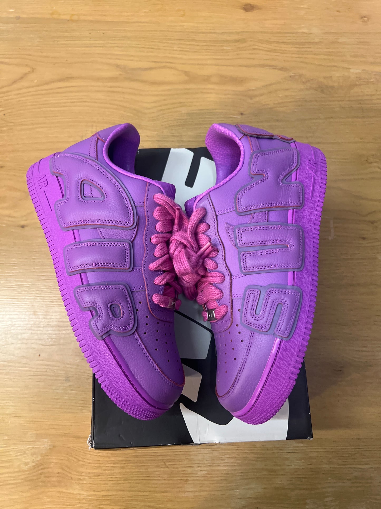 CACTUS PLANT FLEA MARKET X AIR FORCE 1 LOW PREMIUM FUCHSIA DREAM USED SZ 9.5