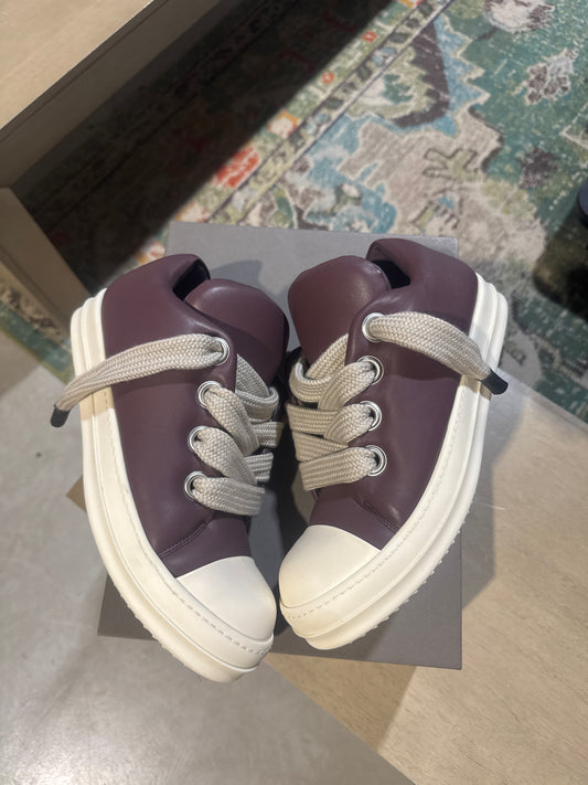 Rick Owens Jumbo Lace Padded Low Amethyst