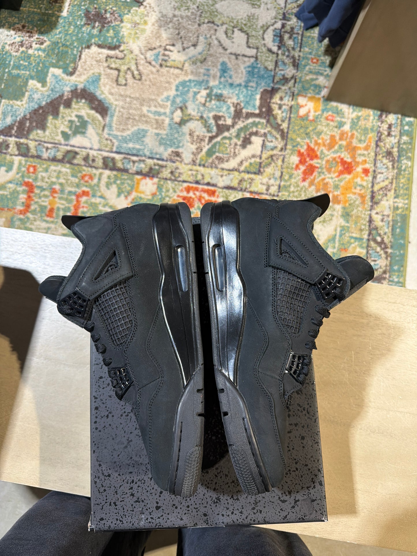 Jordan 4 Black Cat Used Sz 11.5